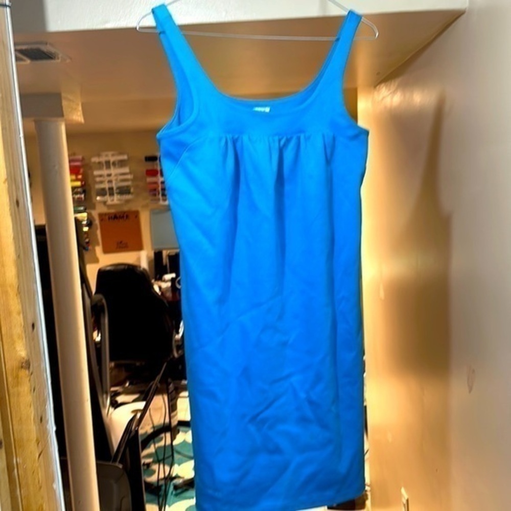 J crew blue dress